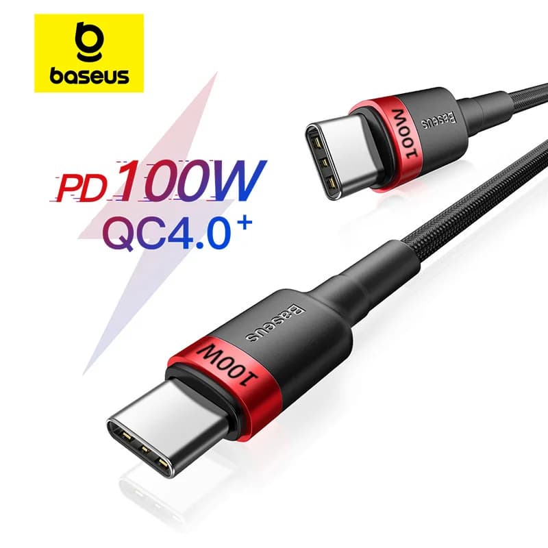 100W PD USB-C - USB-C gyors töltőkábel